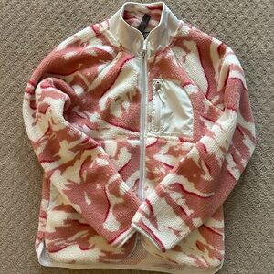 Sweaty Betty Pink and Cream women’s Jacket